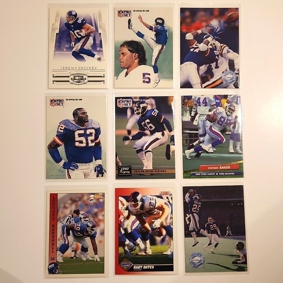 NEW York Giants 54 NFL Trading Cards - Picture 3 of 12